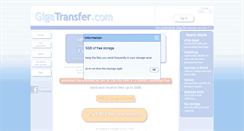 Desktop Screenshot of gigatransfer.com